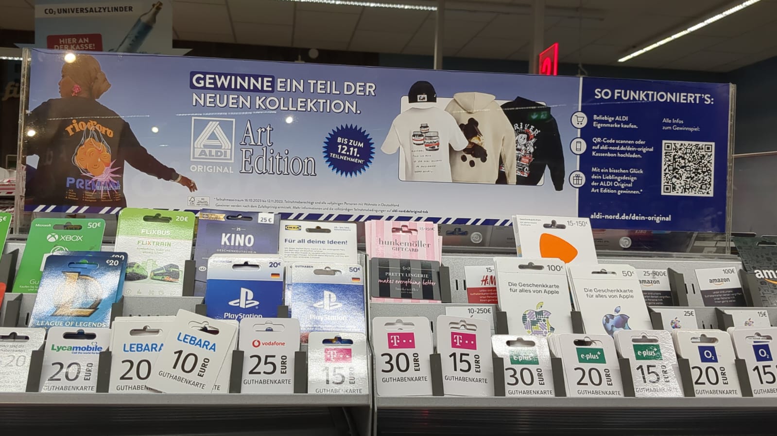 Aldi Original Art Edition gewinnen - Kassenbon hochladen