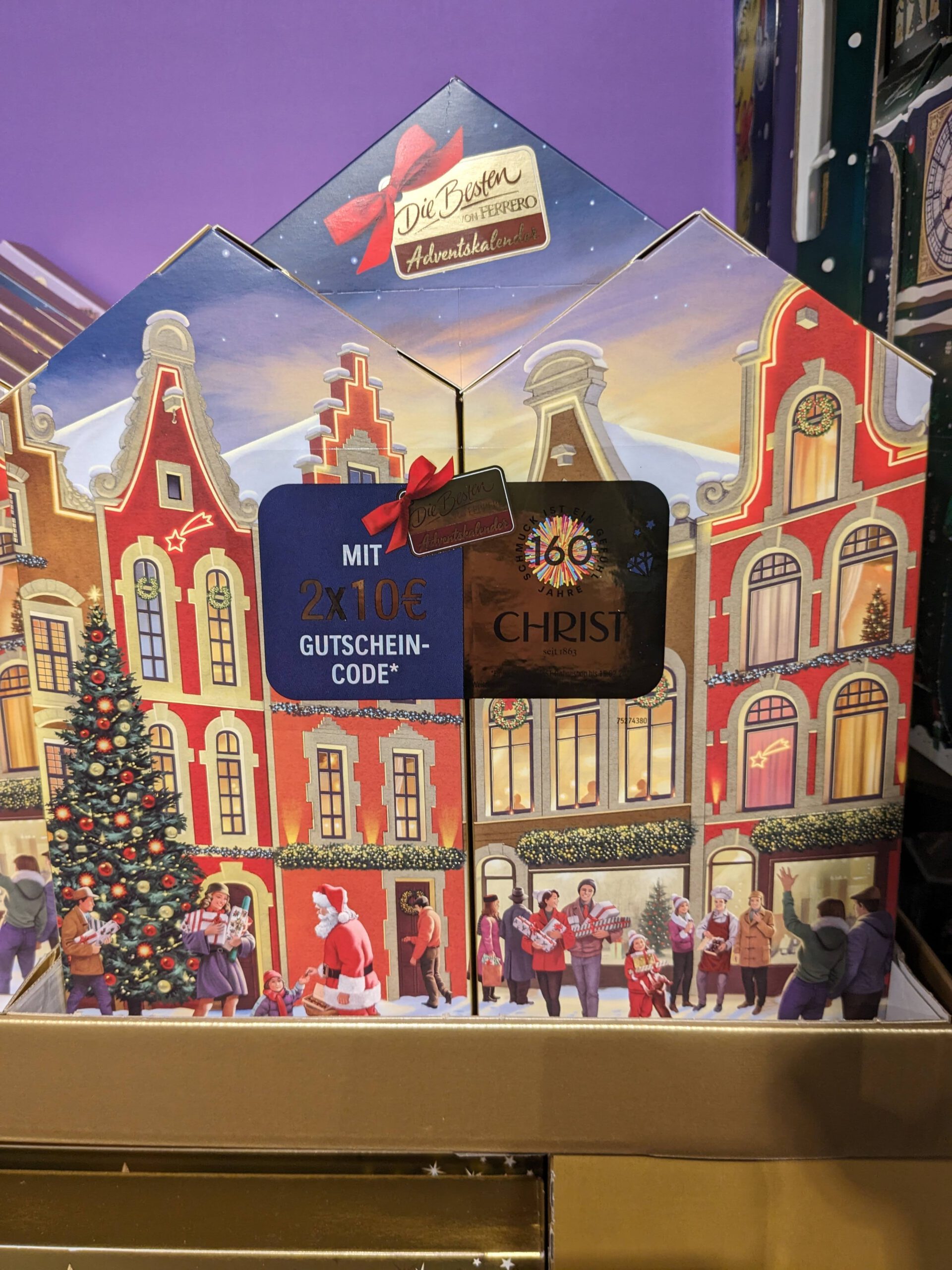 Die Besten von Ferrero Adventskalender: 2x 5 Euro Christ-Gutschein gratis