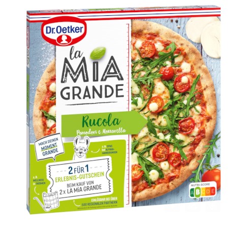 Dr. Oetker La Mia Grande Pizza: 2 für 1-Erlebnisgutschein gratis