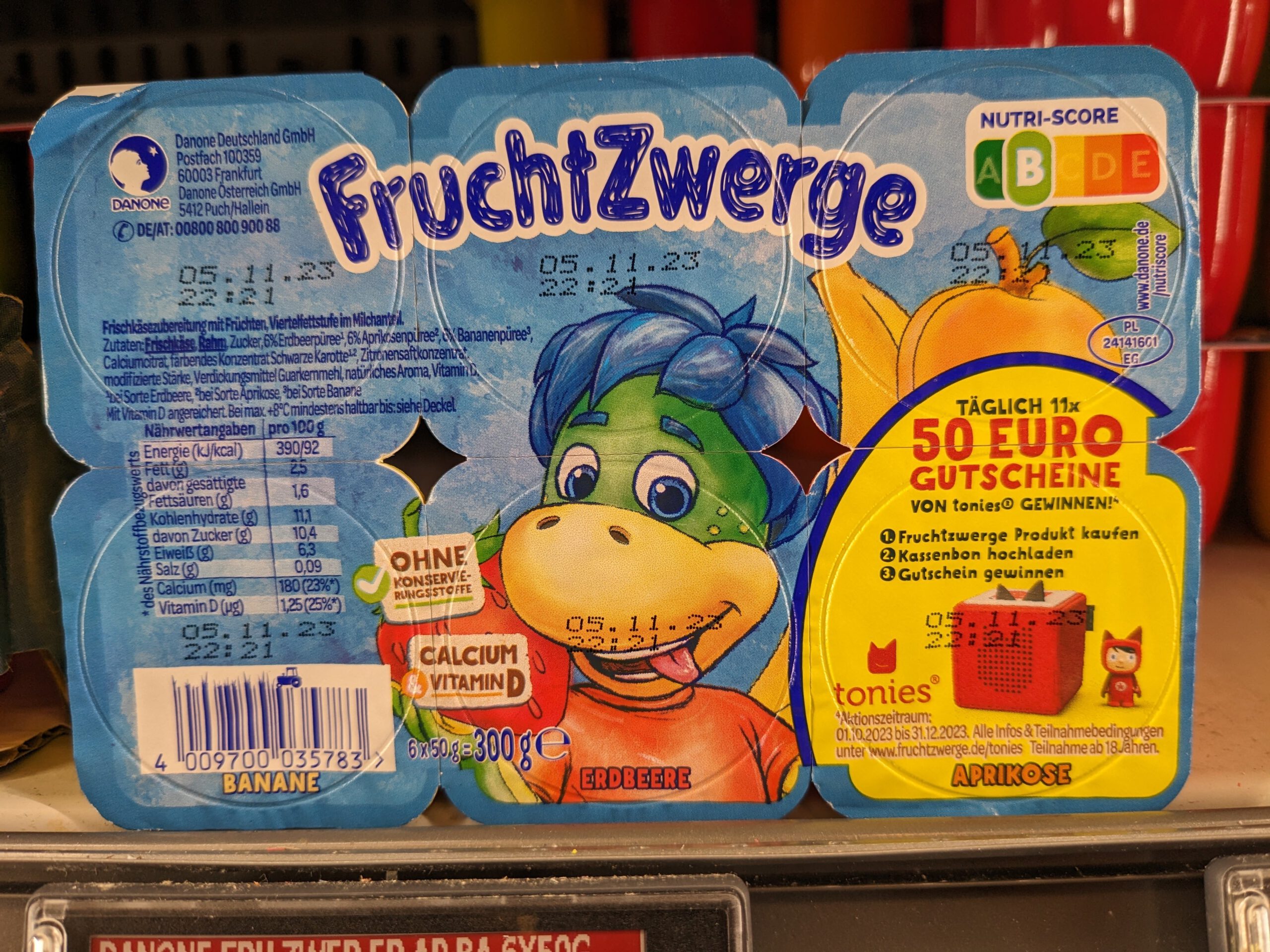 Fruchtzwerge: Tonies-Gutscheine gewinnen