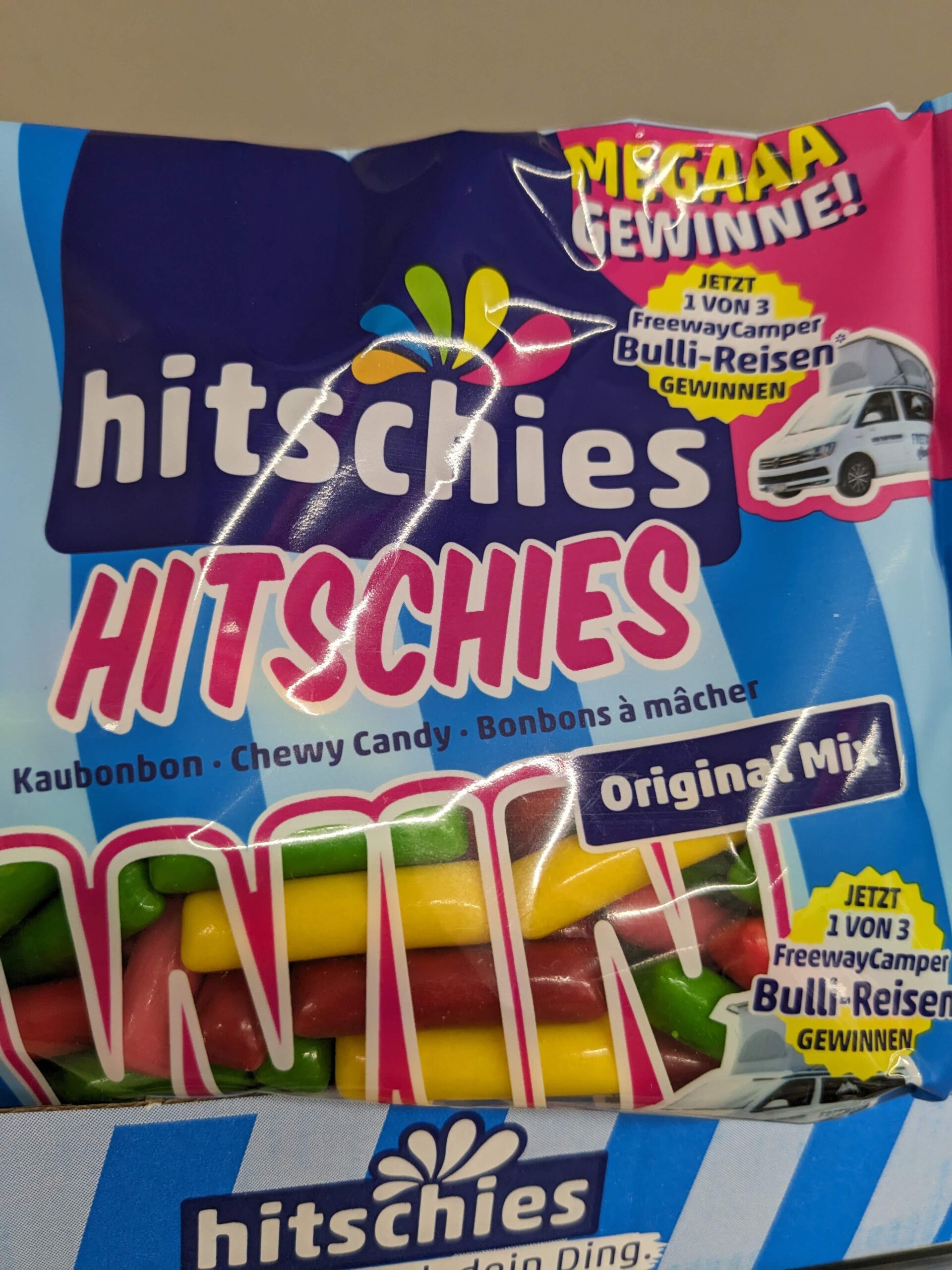 Hitschies: Bulli-Reise gewinnen