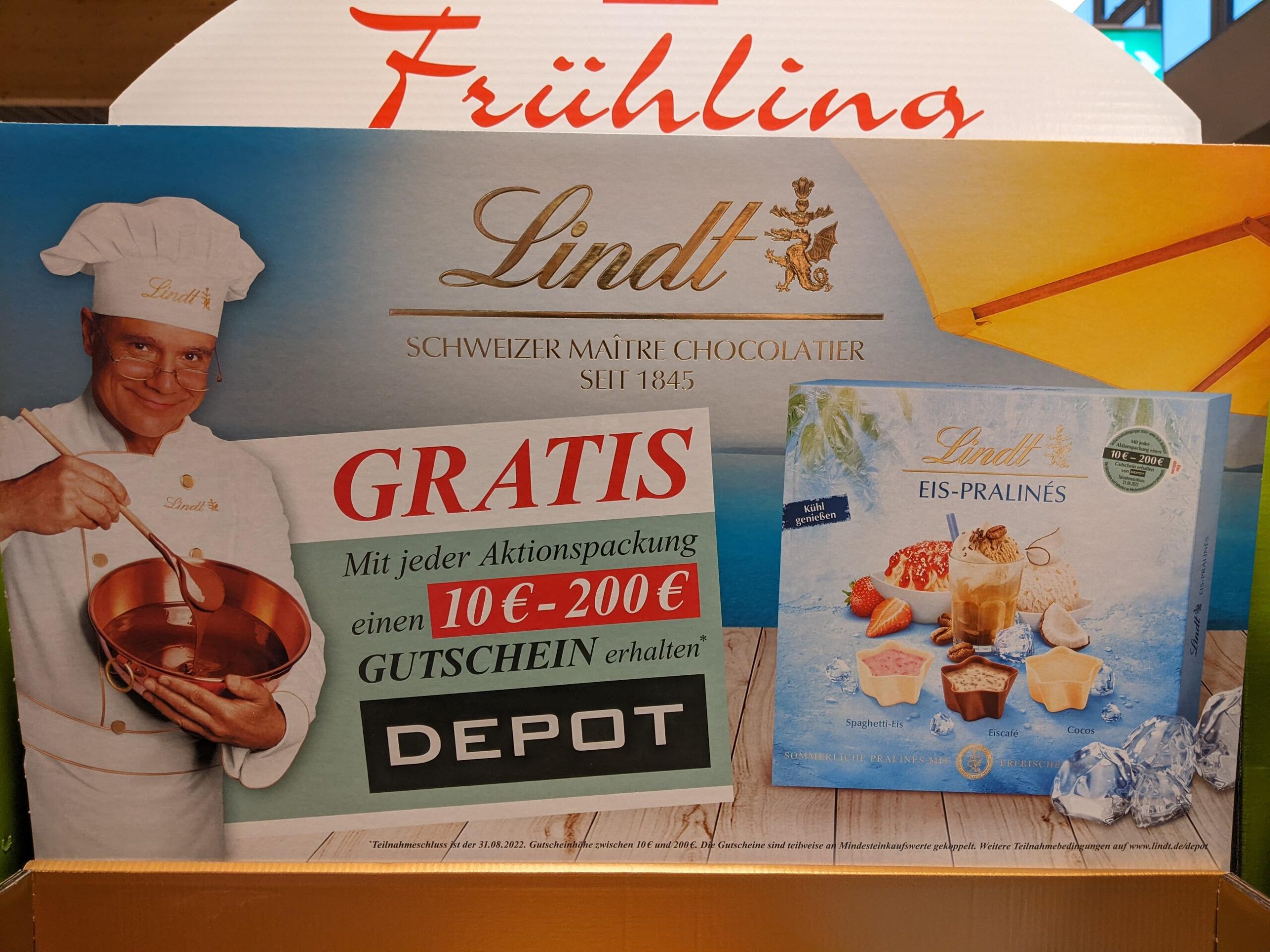 Lindt Ostern: 10-200 Euro Depot-Gutschein gratis