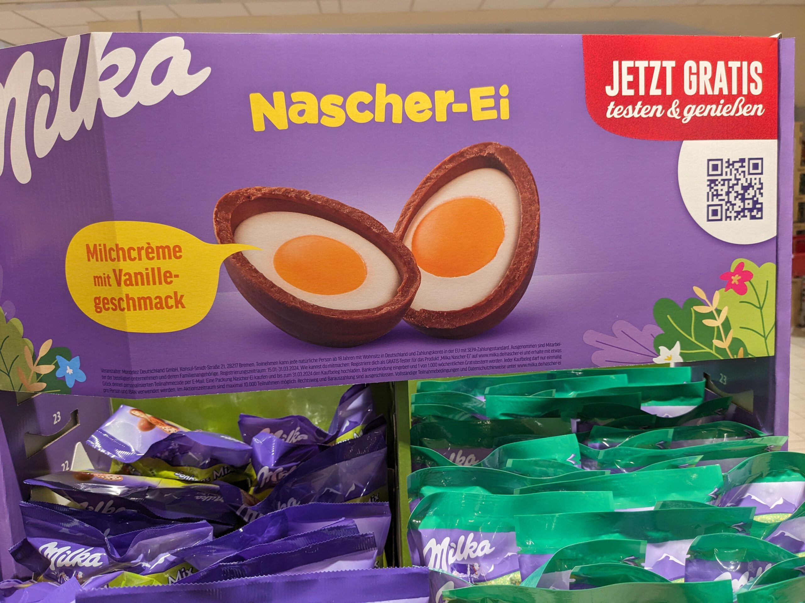 Milka: Nascher-Ei gratis testen