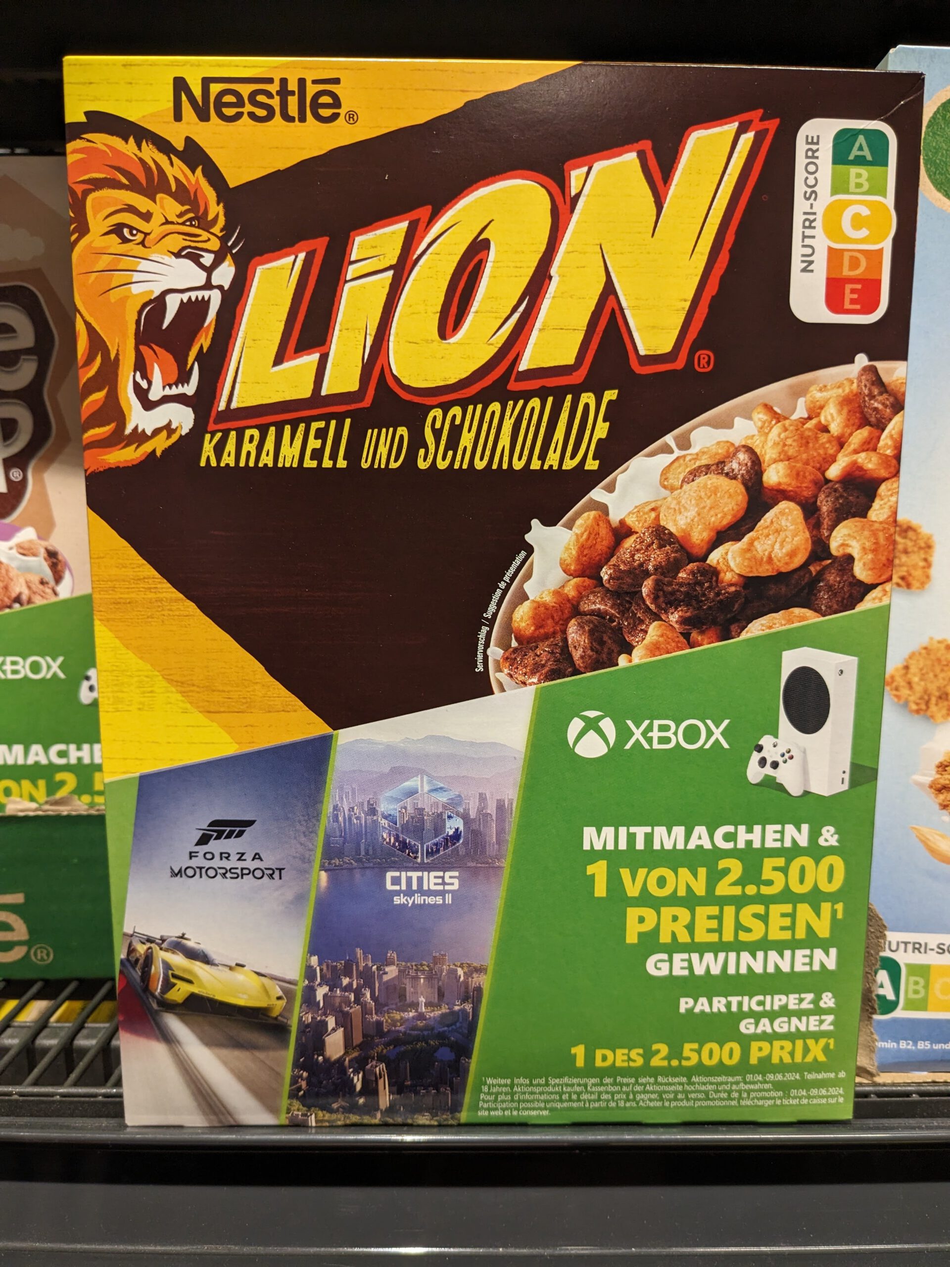 Nestlé Cerealien: X-Box gewinnen