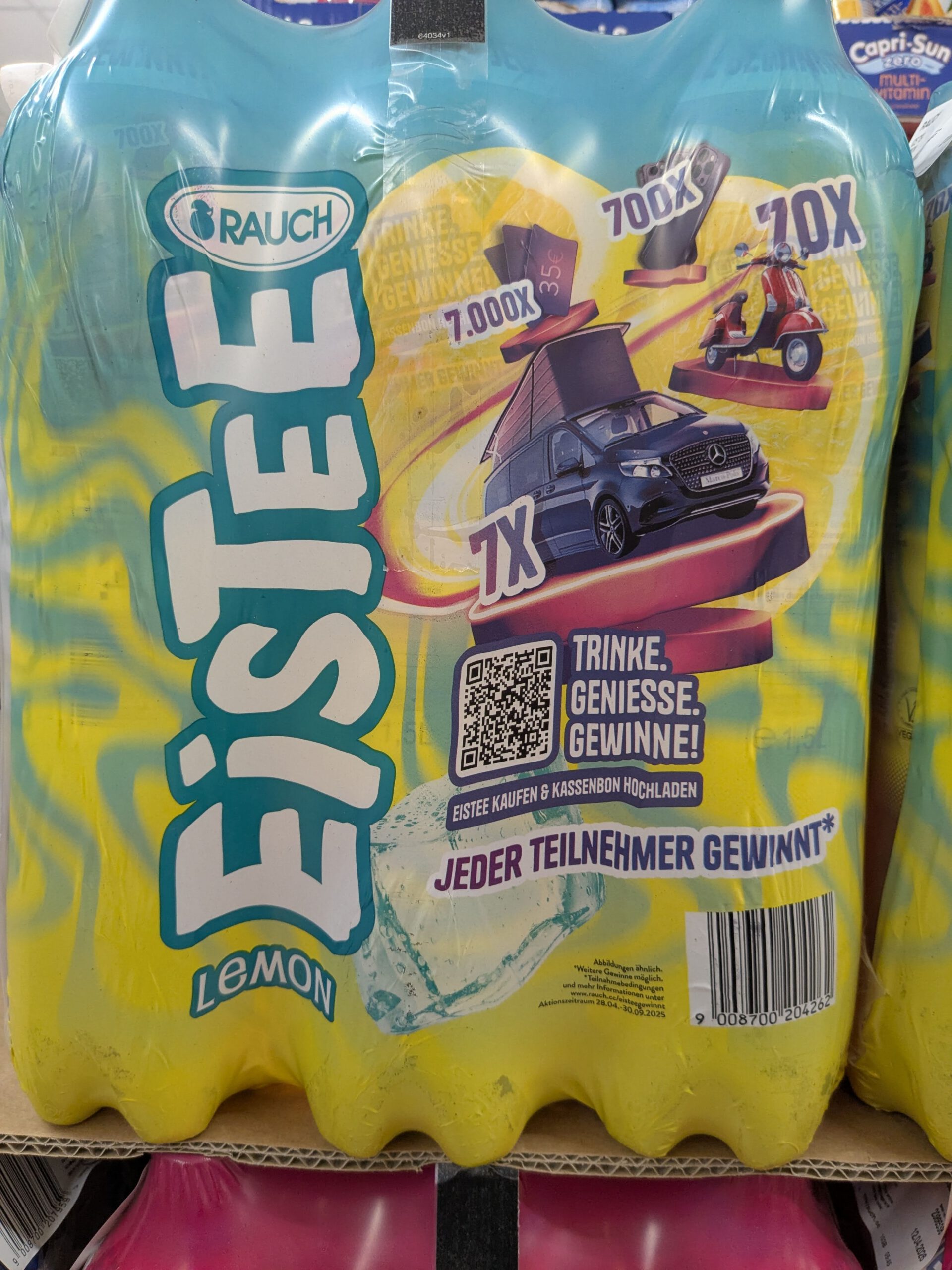 Rauch Eistee: Mercedes Marco Polo, iPhone, Vespa gewinnen Rauch Eistee: Mercedes Marco Polo, iPhone, Vespa gewinnen