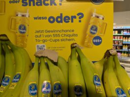 Chiquita: To-go-Cups gewinnen