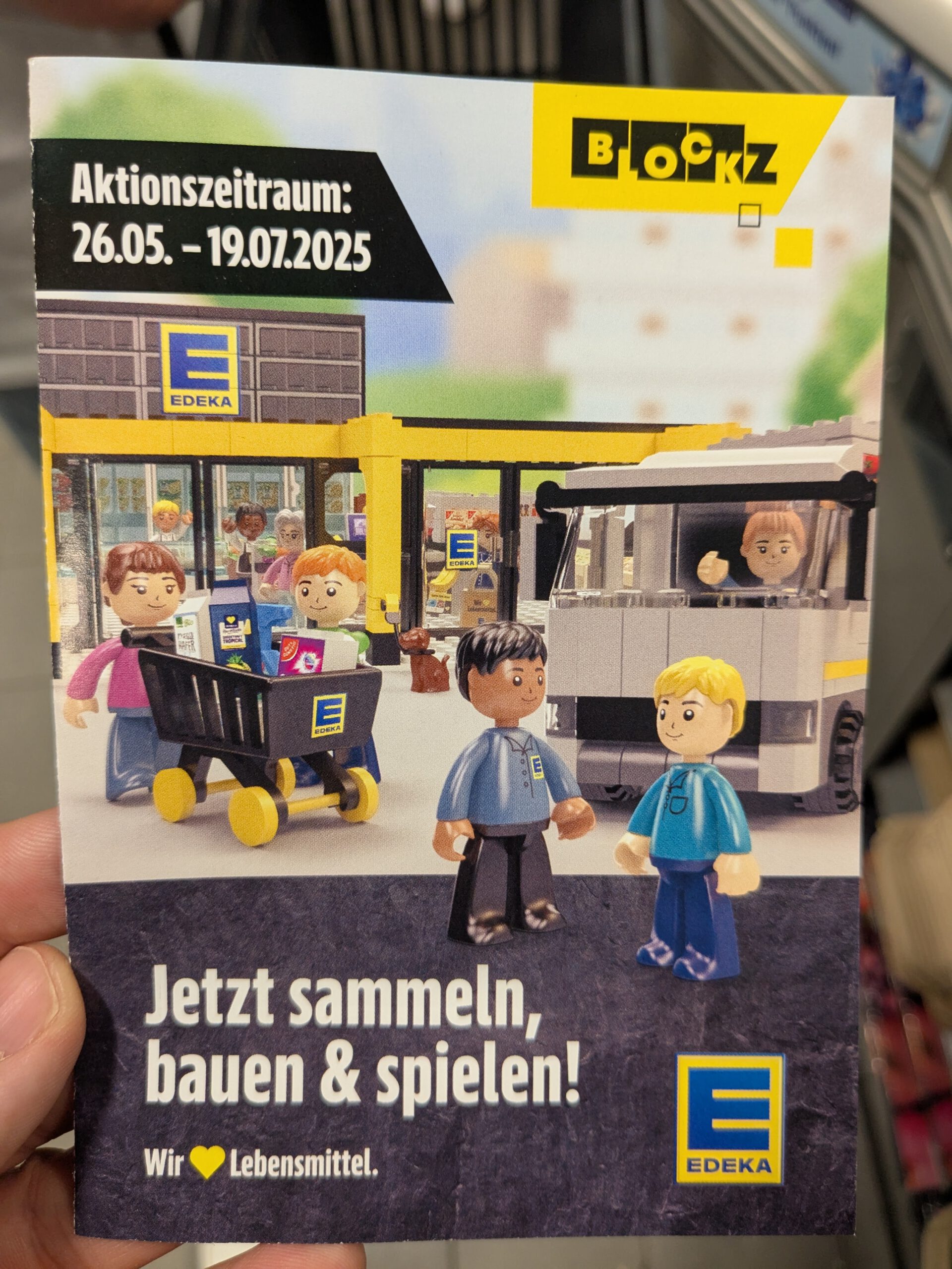 Edeka: Treuepunkte sammeln, Blockz Baustein-Sets als Prämie Edeka: Treuepunkte sammeln, Blockz Baustein-Sets als Prämie