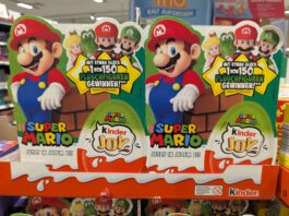 Kinder Joy: Super Mario Plüschfiguren gewinnen