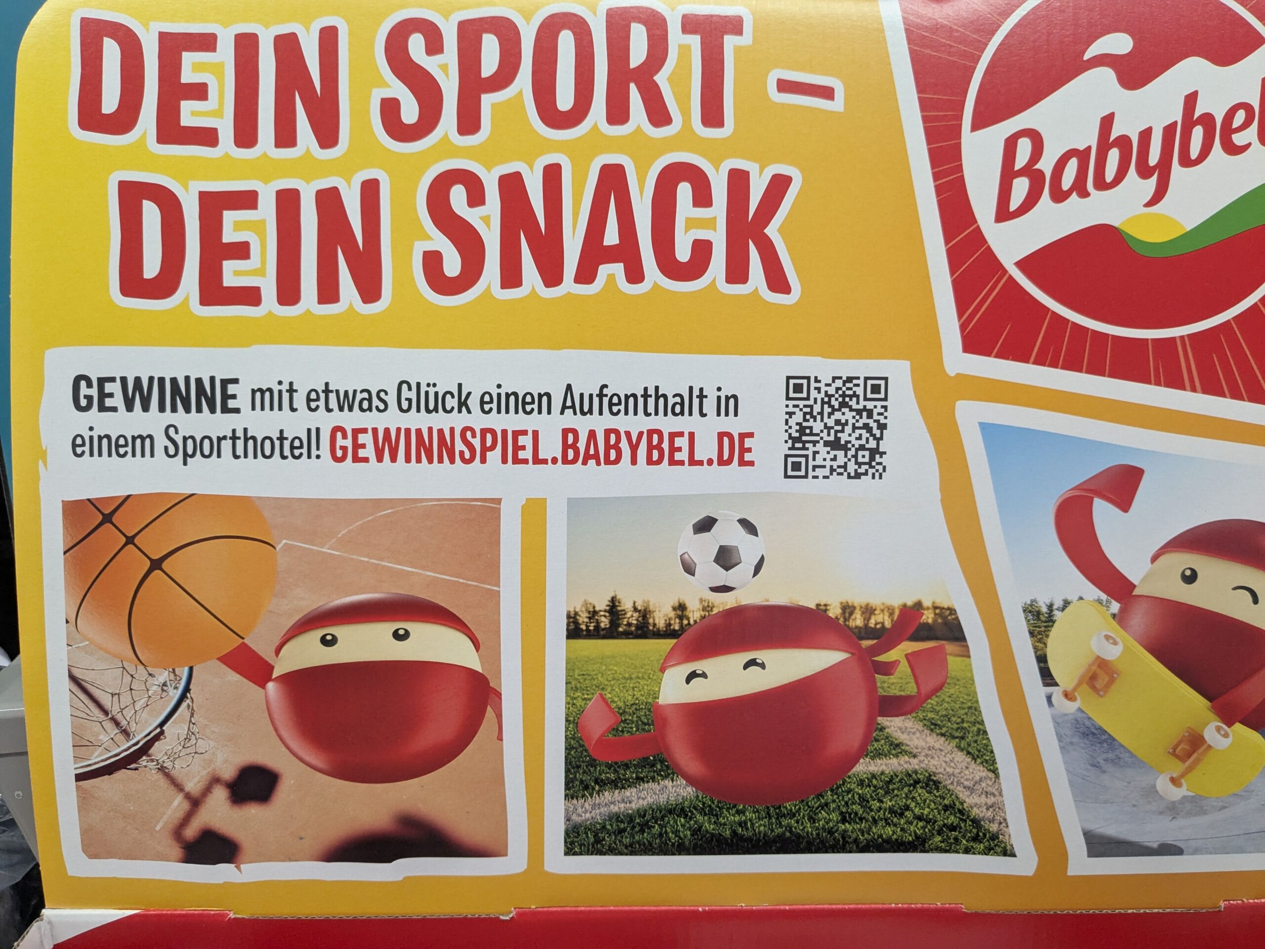 Babybel: Urlaub im Sporthotel gewinnen