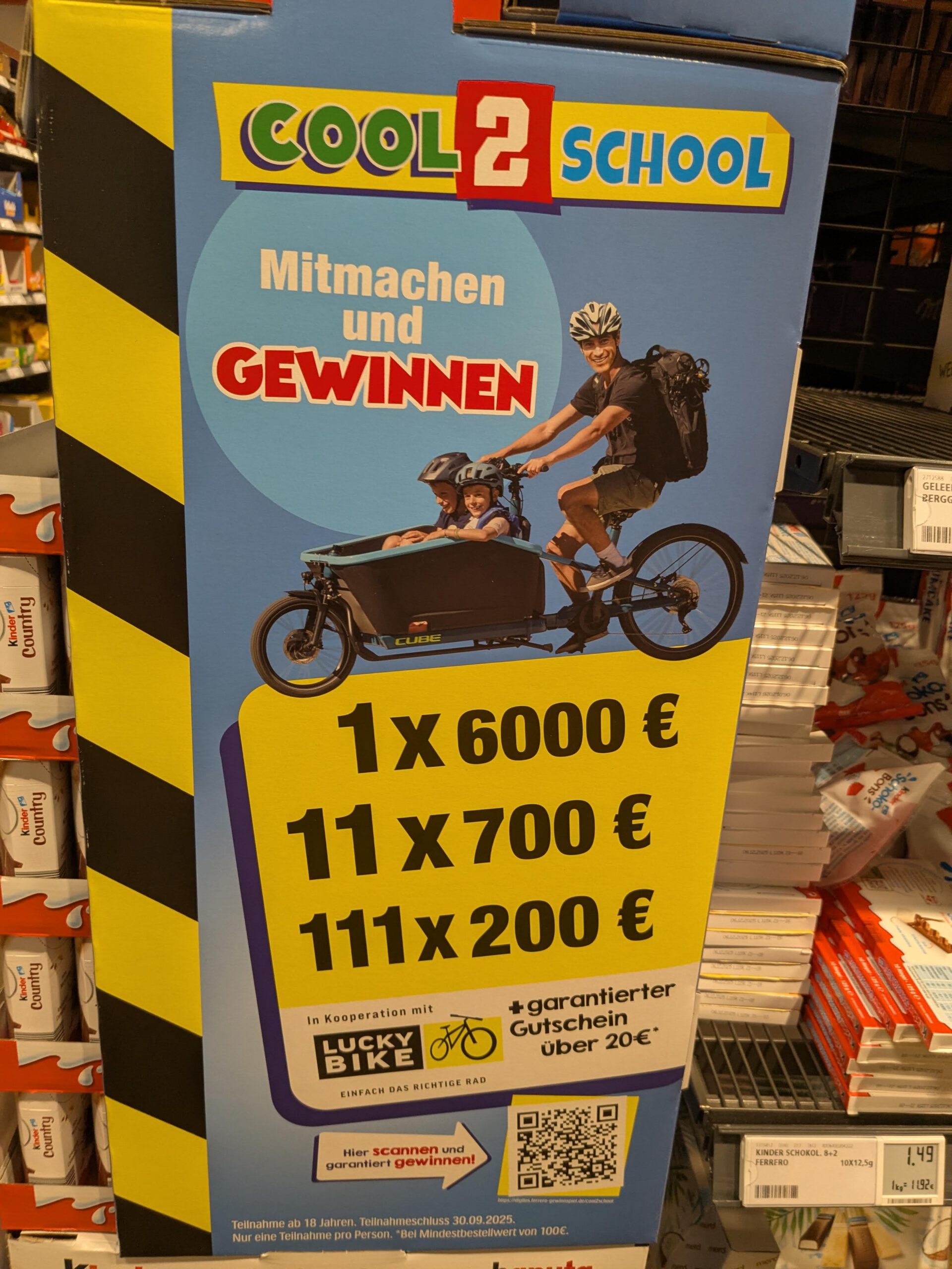 Duplo und Hanuta: Lucky Bike Gutschein gewinnen Duplo und Hanuta: Lucky Bike Gutschein gewinnen