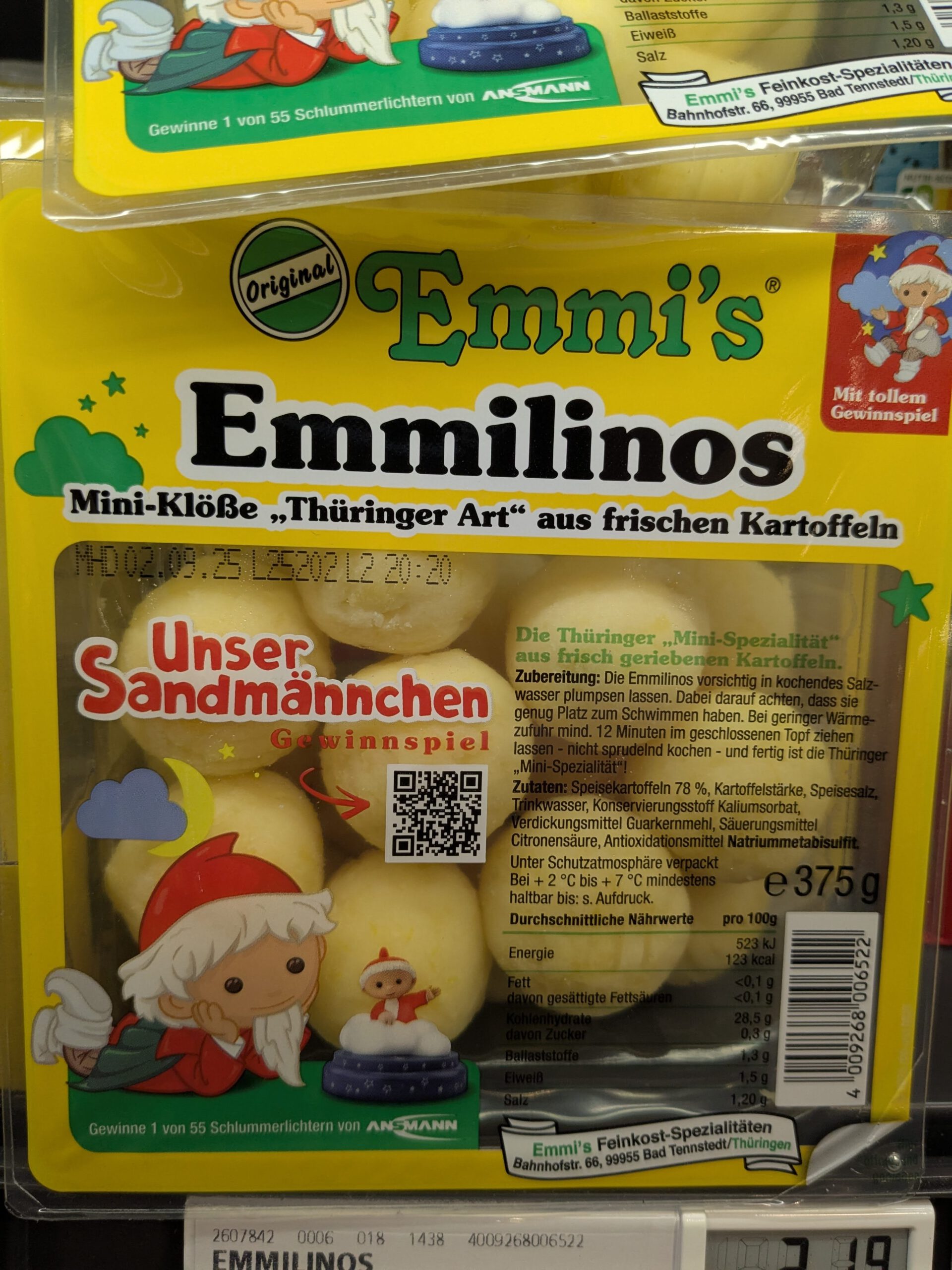 Emmi Feinkost: Sandmännchen-Schlummerlichter gewinnen