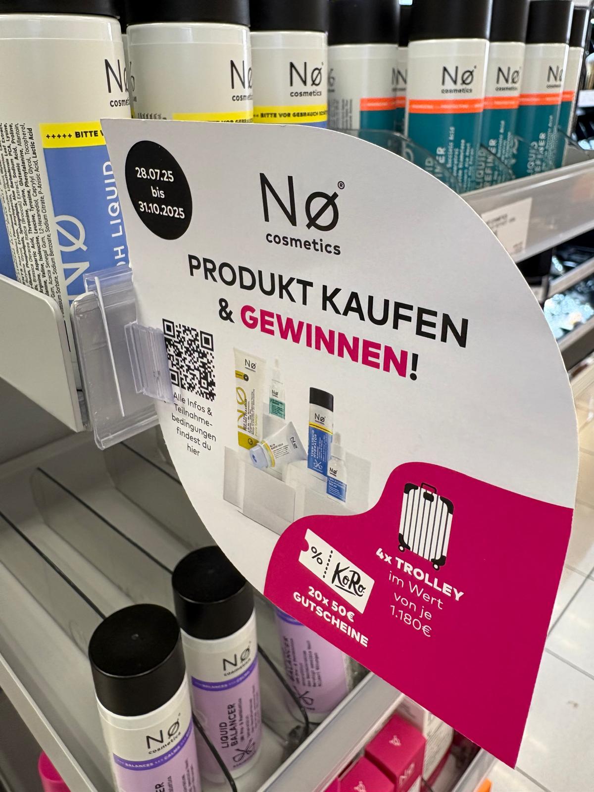 No cosmetics: Koffer, KoRo-Gutscheine gewinnen