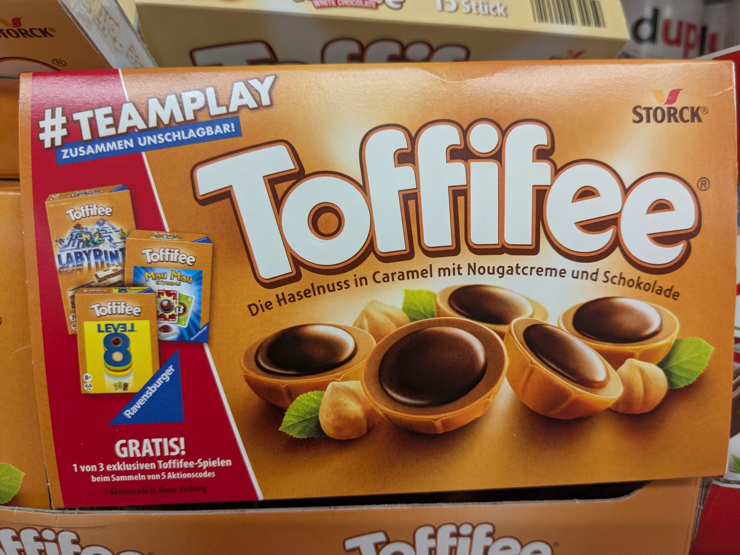 Toffifee-Aktion: Ravensburger-Spiel gratis - Code eingeben