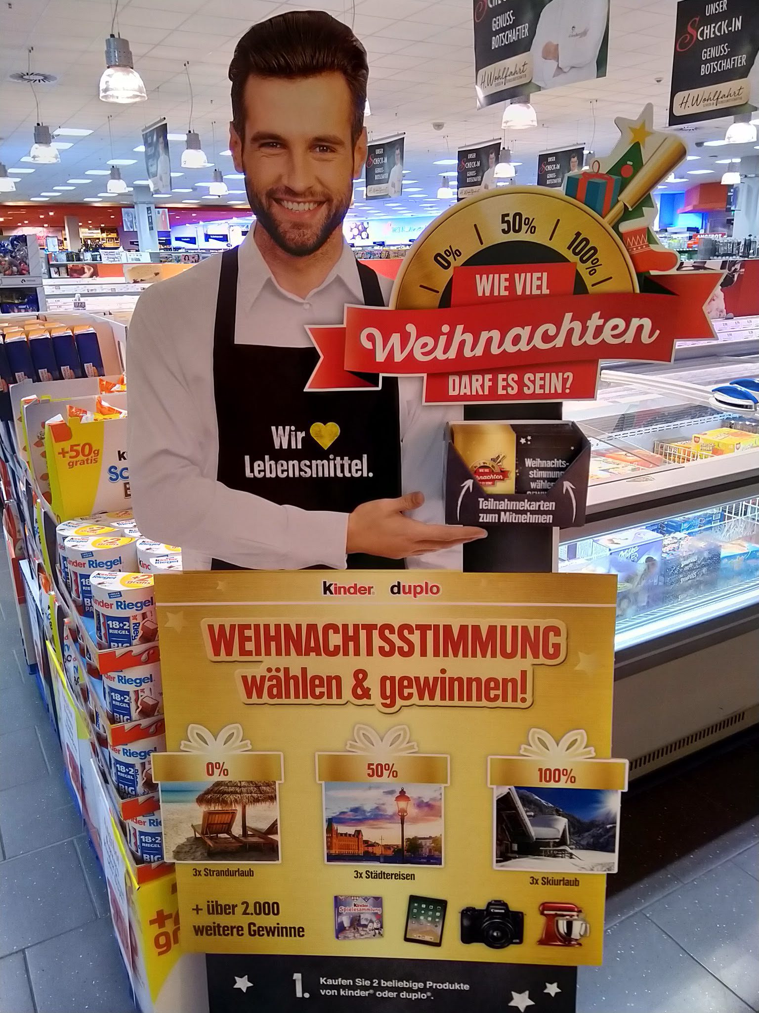 Ferrero Kinder Adventskalender Magische Bescherung: Wünsche für 1000 Euro gewinnen
