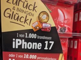 Ferrero Pralinen: iPhone gewinnen