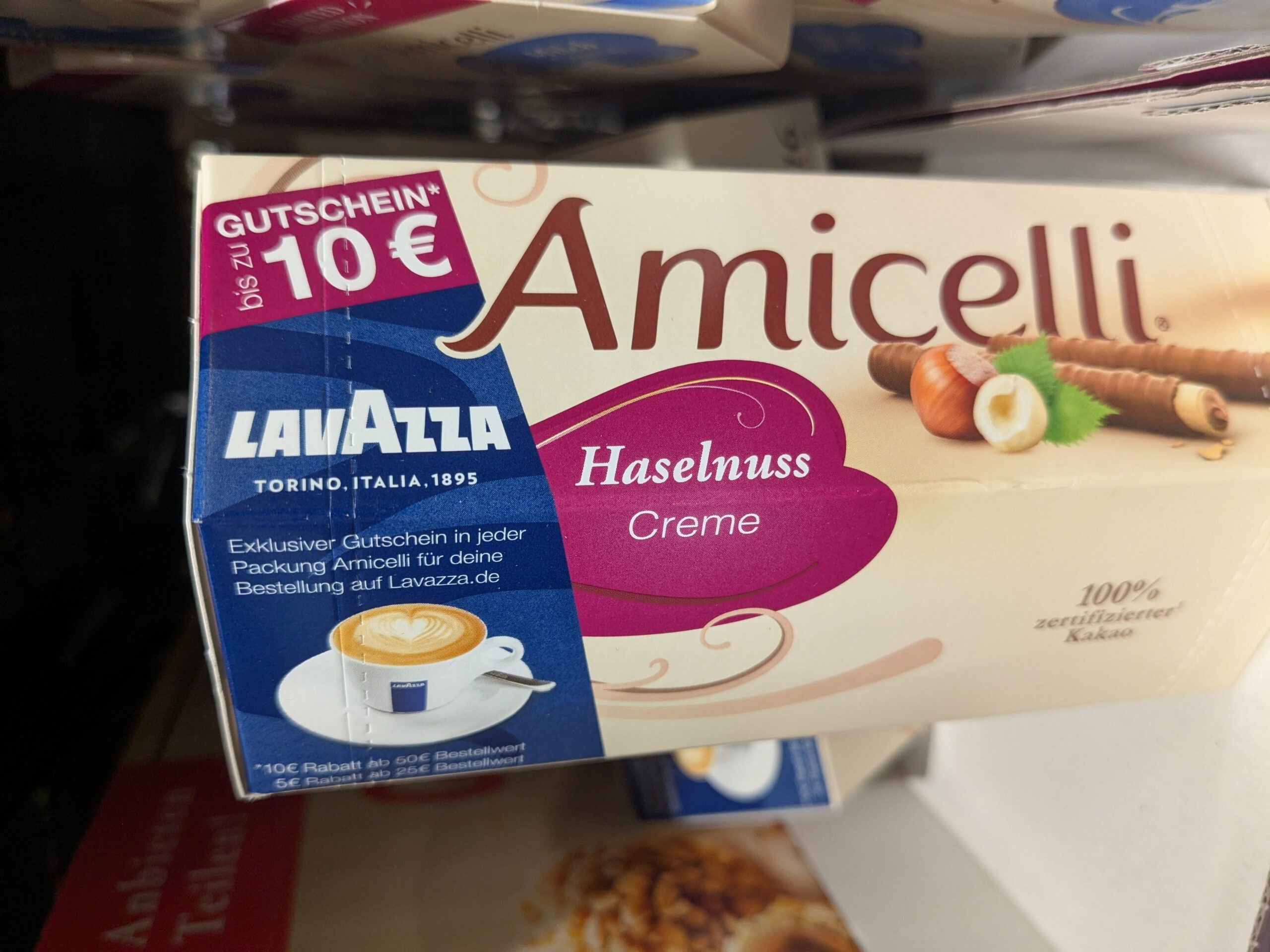Amicelli: 10-Euro-Gutschein für Lavazza.de geschenkt