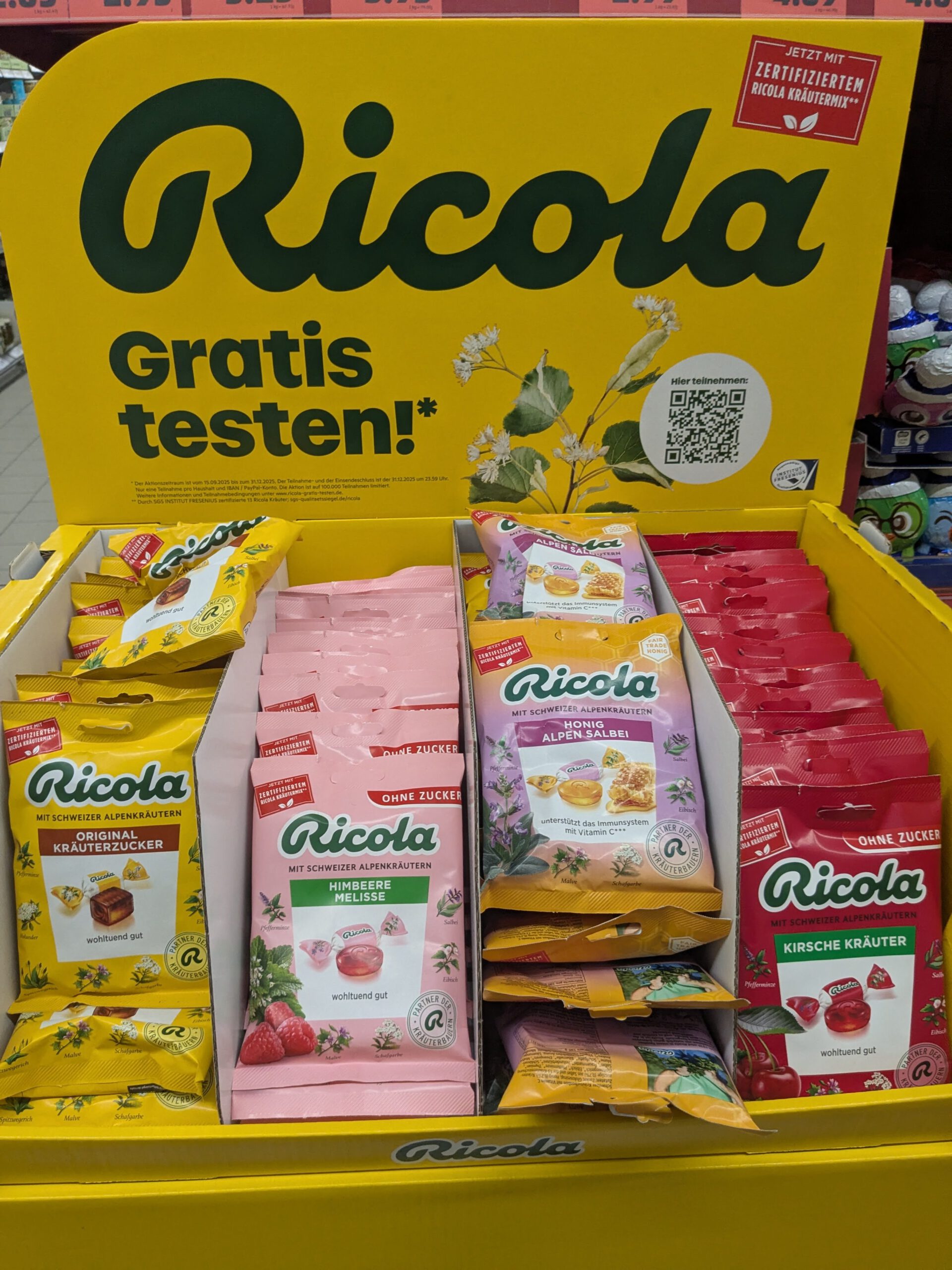 Ricola gratis testen