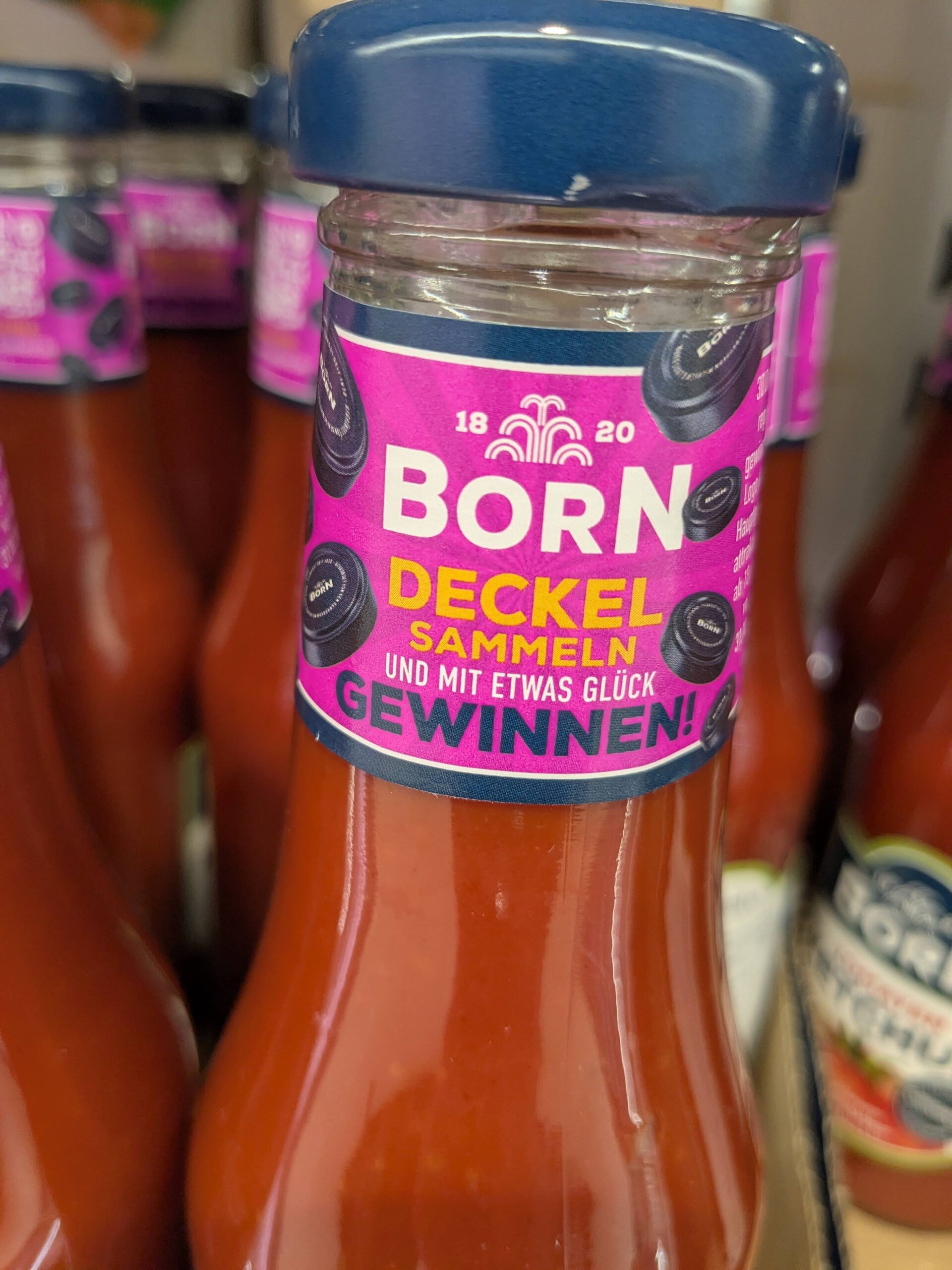 Born: Deckel sammeln, Grillparty gewinnen