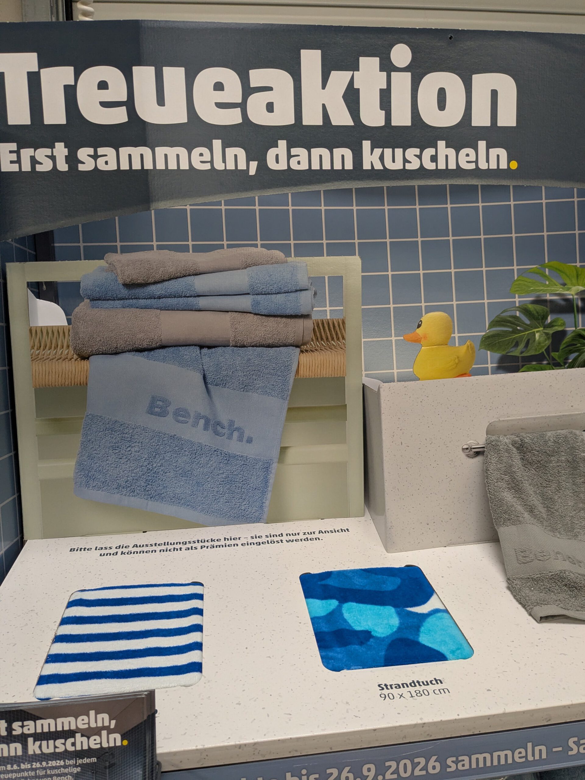 Penny: Treueaktion mit Bench Handtüchern Penny: Treueaktion mit Bench Handtüchern