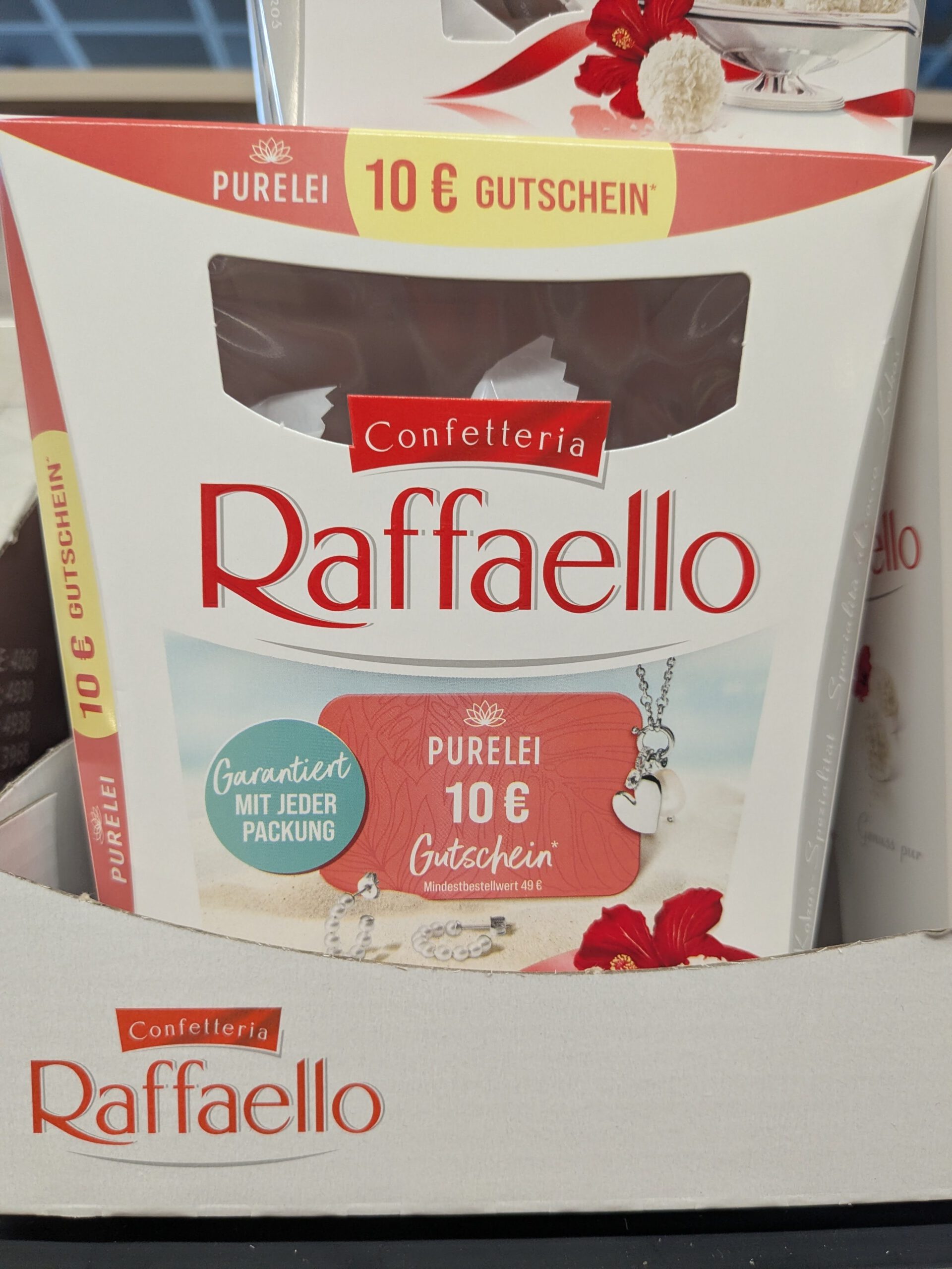 Raffaello: 10-Euro-Gutschein für Purelei geschenkt