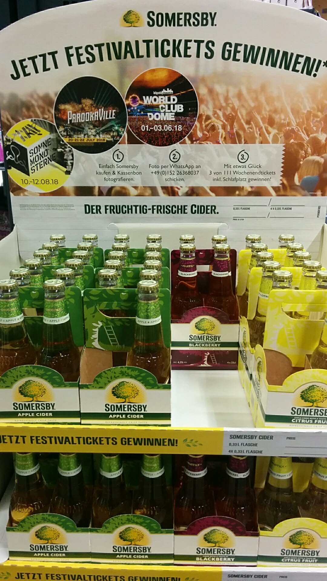 Somersby: Festivaltickets gewinnen