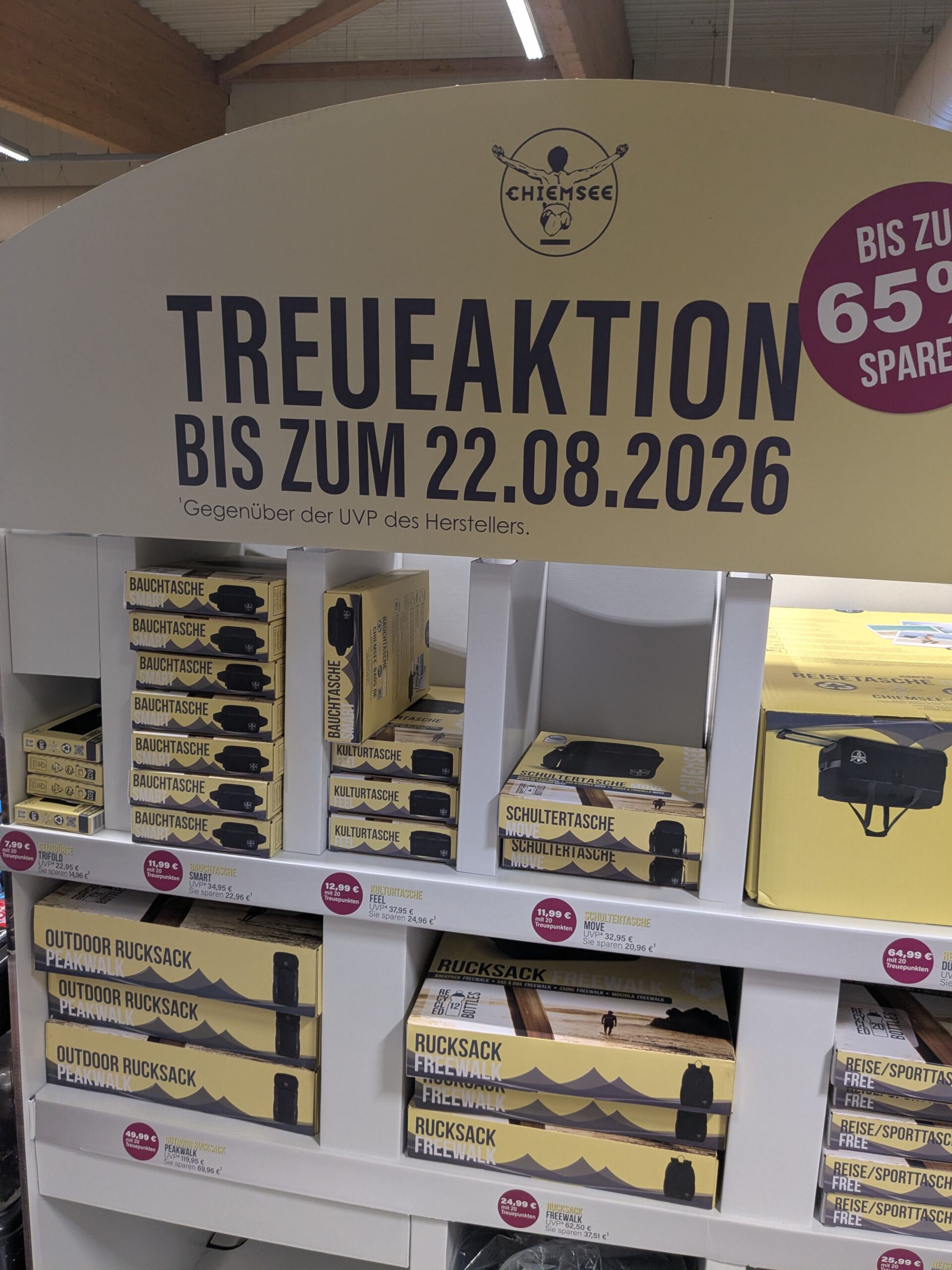 Edeka: Treueaktion mit Chiemsee